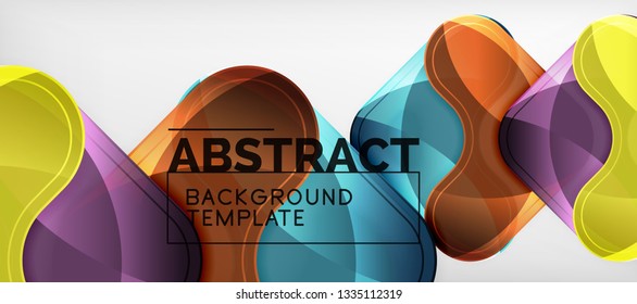 Fondo brillante brillante brillante, diseño geométrico moderno limpio, composición futurista, ilustración vectorial