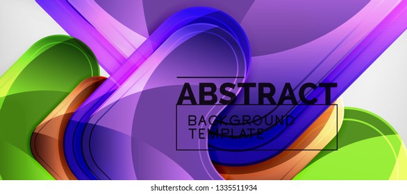 Shiny glossy arrows background, clean modern geometric design, futuristic composition, vector illustration