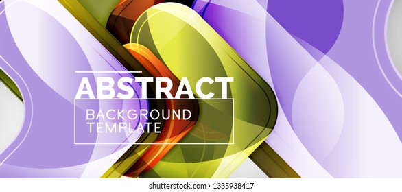 Shiny glossy arrows background, clean modern geometric design, futuristic composition, vector illustration