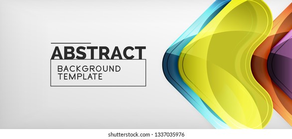 Shiny glossy arrows background, clean modern geometric design, futuristic composition, vector illustration