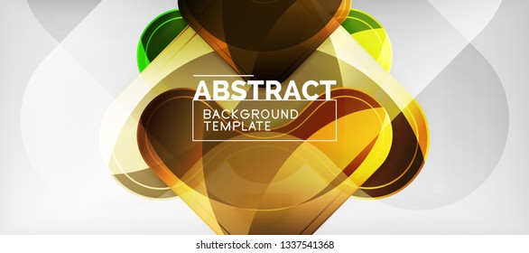 Shiny glossy arrows background, clean modern geometric design, futuristic composition, vector illustration