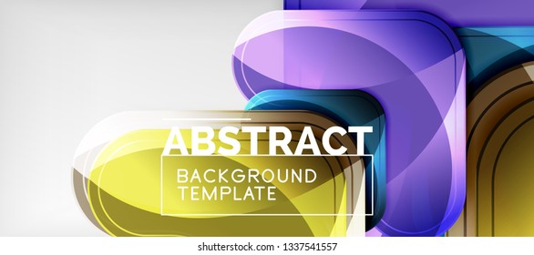 Shiny glossy arrows background, clean modern geometric design, futuristic composition, vector illustration