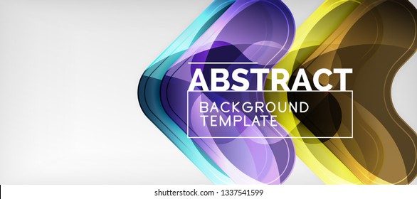 Shiny glossy arrows background, clean modern geometric design, futuristic composition, vector illustration