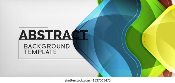 Shiny glossy arrows background, clean modern geometric design, futuristic composition, vector illustration