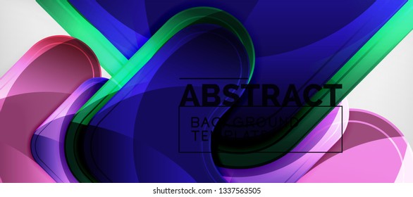 Shiny glossy arrows background, clean modern geometric design, futuristic composition, vector illustration