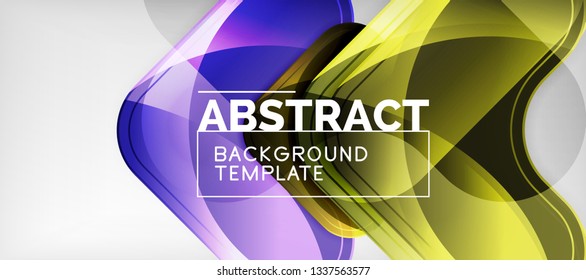 Shiny glossy arrows background, clean modern geometric design, futuristic composition, vector illustration