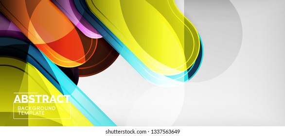 Shiny glossy arrows background, clean modern geometric design, futuristic composition, vector illustration