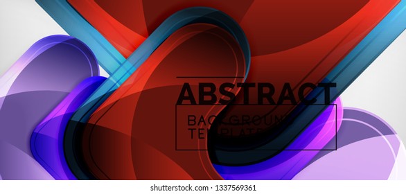 Shiny glossy arrows background, clean modern geometric design, futuristic composition, vector illustration