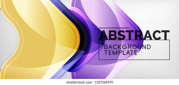 Shiny glossy arrows background, clean modern geometric design, futuristic composition, vector illustration