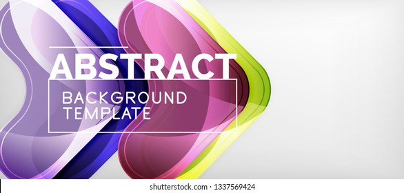 Shiny glossy arrows background, clean modern geometric design, futuristic composition, vector illustration