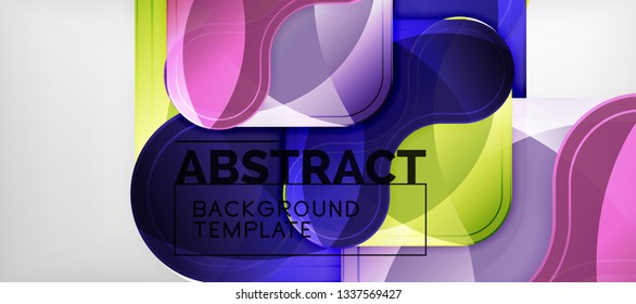 Shiny glossy arrows background, clean modern geometric design, futuristic composition, vector illustration