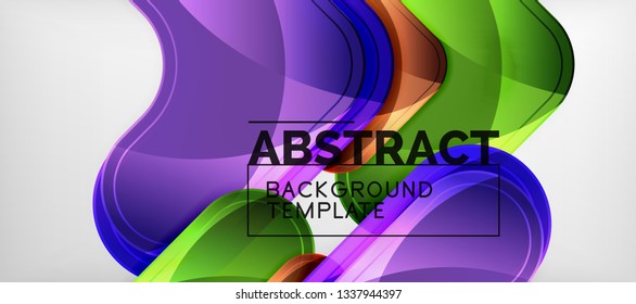 Shiny glossy arrows background, clean modern geometric design, futuristic composition, vector illustration