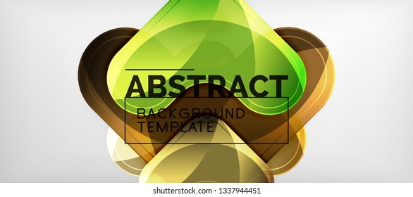 Shiny glossy arrows background, clean modern geometric design, futuristic composition, vector illustration
