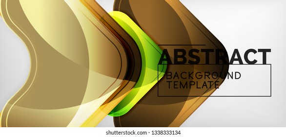 Shiny glossy arrows background, clean modern geometric design, futuristic composition, vector illustration