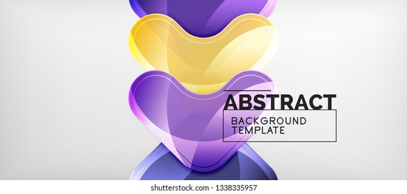 Shiny glossy arrows background, clean modern geometric design, futuristic composition, vector illustration