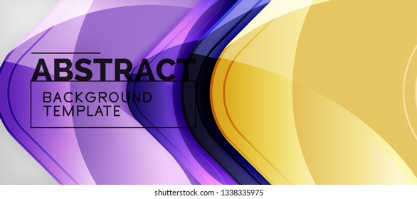 Shiny glossy arrows background, clean modern geometric design, futuristic composition, vector illustration