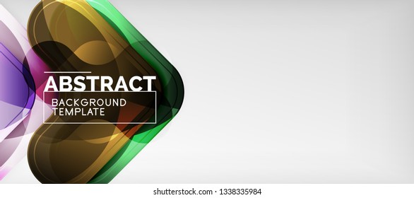 Shiny glossy arrows background, clean modern geometric design, futuristic composition, vector illustration