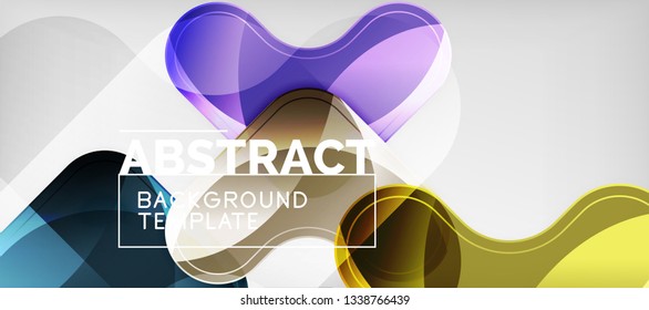 Shiny glossy arrows background, clean modern geometric design, futuristic composition, vector illustration