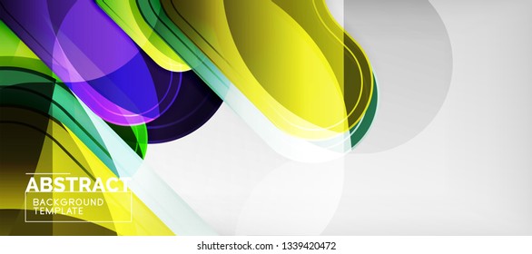 Fondo brillante brillante brillante, diseño geométrico moderno limpio, composición futurista, ilustración vectorial
