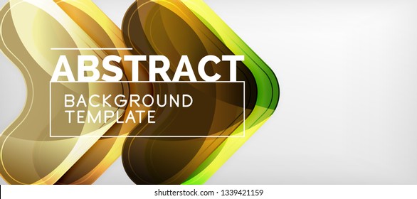 Shiny glossy arrows background, clean modern geometric design, futuristic composition, vector illustration