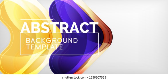 Shiny glossy arrows background, clean modern geometric design, futuristic composition, vector illustration