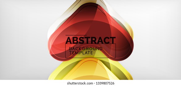 Shiny glossy arrows background, clean modern geometric design, futuristic composition, vector illustration