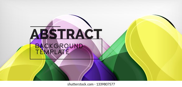 Shiny glossy arrows background, clean modern geometric design, futuristic composition, vector illustration