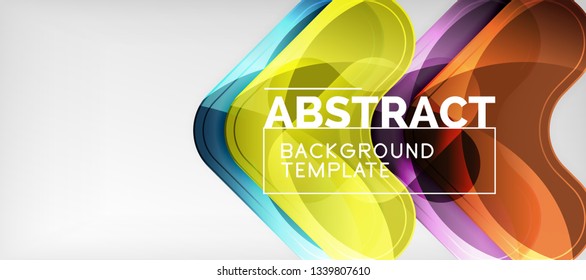 Shiny glossy arrows background, clean modern geometric design, futuristic composition, vector illustration