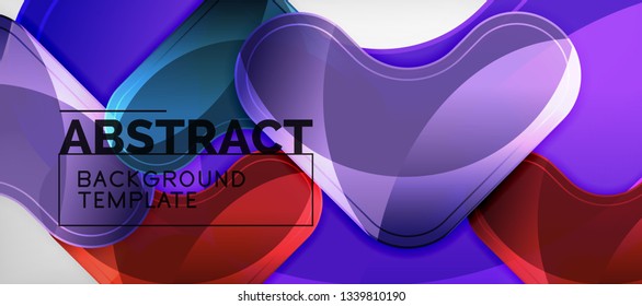 Shiny glossy arrows background, clean modern geometric design, futuristic composition, vector illustration