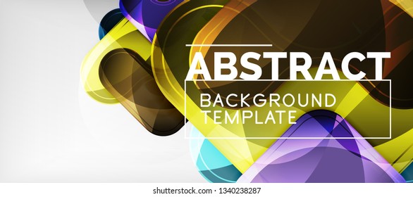 Shiny glossy arrows background, clean modern geometric design, futuristic composition, vector illustration