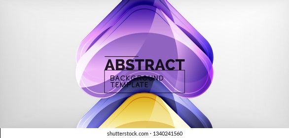 Shiny glossy arrows background, clean modern geometric design, futuristic composition, vector illustration