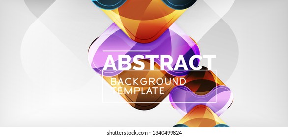 Shiny glossy arrows background, clean modern geometric design, futuristic composition, vector illustration