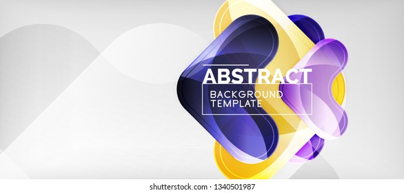 Shiny glossy arrows background, clean modern geometric design, futuristic composition, vector illustration