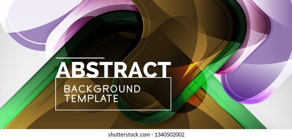 Fondo brillante brillante brillante, diseño geométrico moderno limpio, composición futurista, ilustración vectorial