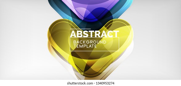 Shiny glossy arrows background, clean modern geometric design, futuristic composition, vector illustration