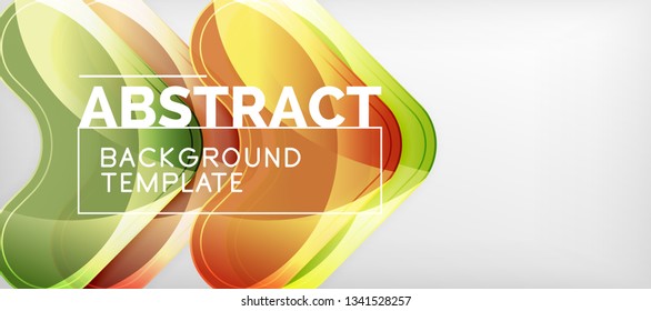 Shiny glossy arrows background, clean modern geometric design, futuristic composition, vector illustration