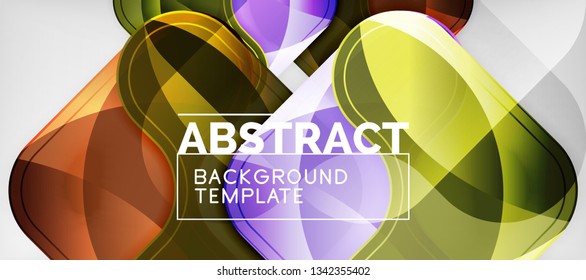 Shiny glossy arrows background, clean modern geometric design, futuristic composition, vector illustration
