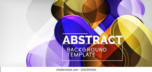 Shiny glossy arrows background, clean modern geometric design, futuristic composition, vector illustration