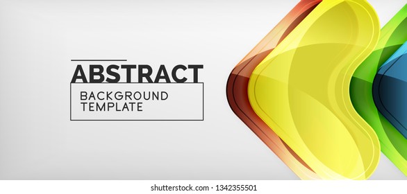 Shiny glossy arrows background, clean modern geometric design, futuristic composition, vector illustration