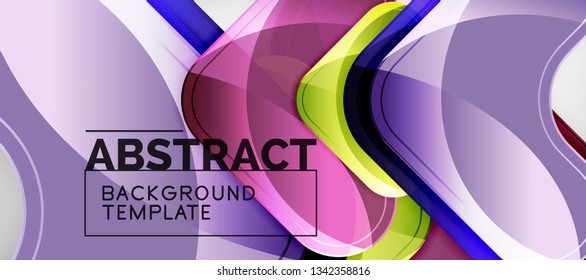 Shiny glossy arrows background, clean modern geometric design, futuristic composition, vector illustration