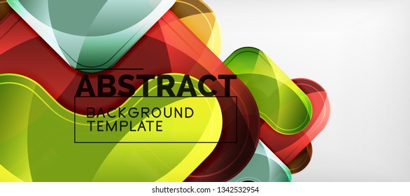 Shiny glossy arrows background, clean modern geometric design, futuristic composition, vector illustration