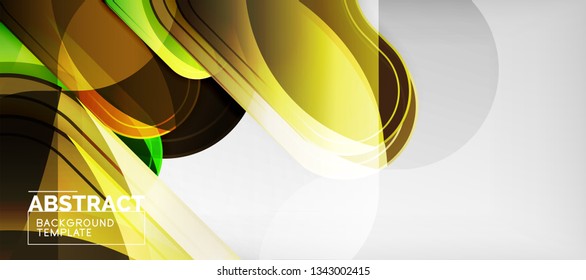 Shiny glossy arrows background, clean modern geometric design, futuristic composition, vector illustration