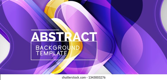 Shiny glossy arrows background, clean modern geometric design, futuristic composition, vector illustration