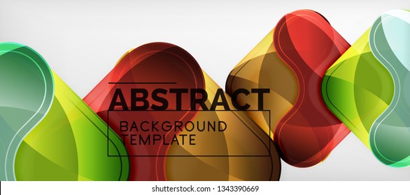 Shiny glossy arrows background, clean modern geometric design, futuristic composition, vector illustration