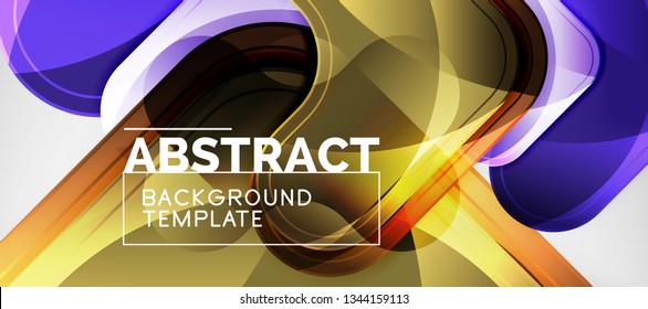 Fondo brillante brillante brillante, diseño geométrico moderno limpio, composición futurista, ilustración vectorial