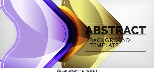 Shiny glossy arrows background, clean modern geometric design, futuristic composition, vector illustration