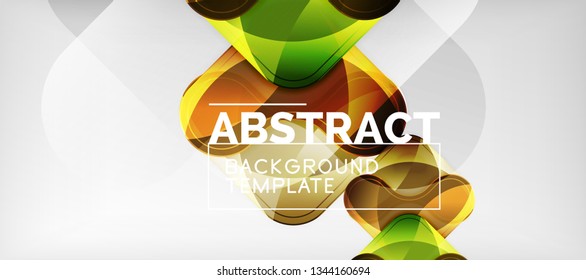Shiny glossy arrows background, clean modern geometric design, futuristic composition, vector illustration