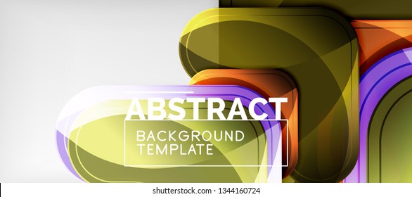 Shiny glossy arrows background, clean modern geometric design, futuristic composition, vector illustration