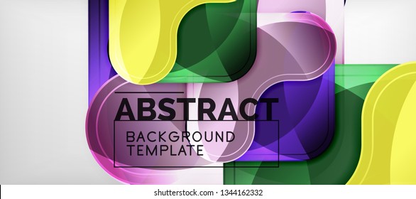 Shiny glossy arrows background, clean modern geometric design, futuristic composition, vector illustration