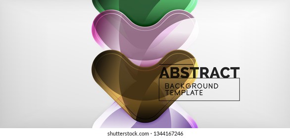 Shiny glossy arrows background, clean modern geometric design, futuristic composition, vector illustration